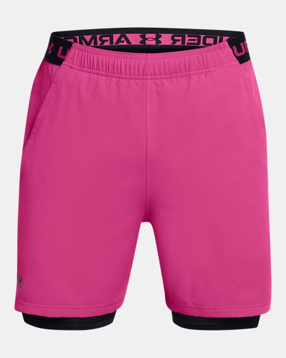 Shorts UA Vanish Woven 2 in 1 da uomo, Pink, pdpMainDesktop image number 4